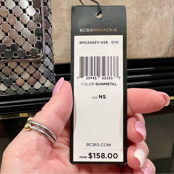 BCBGMaxAria Gunmetal Purse - Picture 15 of 15